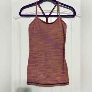 Lululemon Power Y Tank Luon in Wee Are From Space Vintage Pink